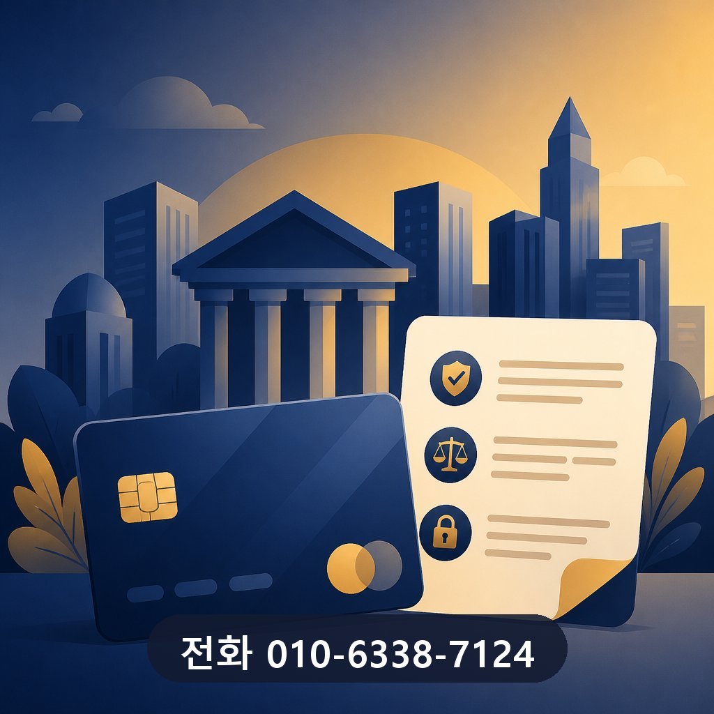 전주 카드깡 카드사 약관 확인 이미지 · 문의 010-6338-7124